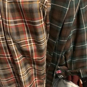 love too true plaid trousers